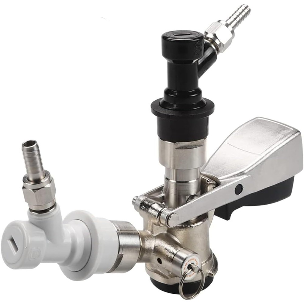 Keg Coupler Adapter Sankey to Ball Lock Quick Disconnect Conversion Kit for H...