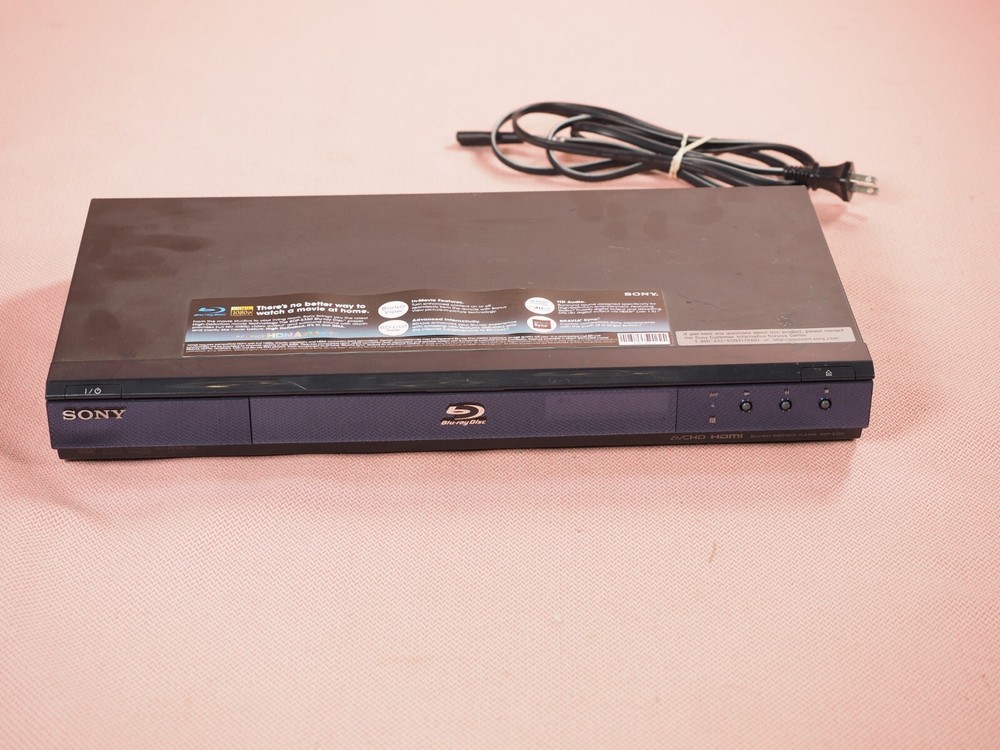 Sony BDP-S350 Blu-Ray Player Tested Working No Remote