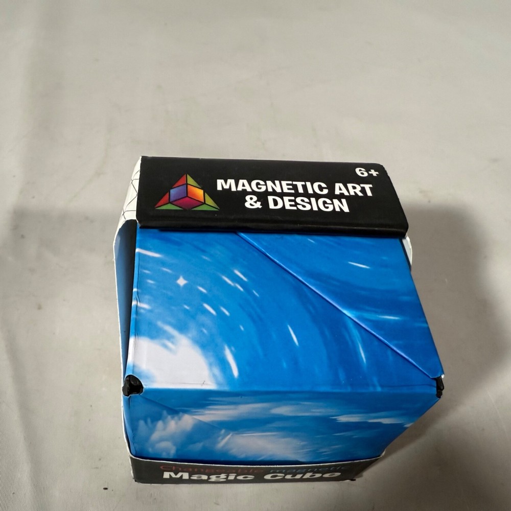Cube Magnet Fidget Changeable Magic Cube Anti Stress 3D Flip Cubic
