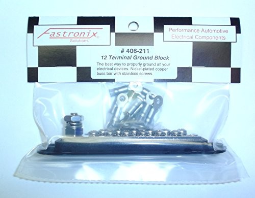 Fastronix 12 Terminal Ground Terminal Distribution Block Kit