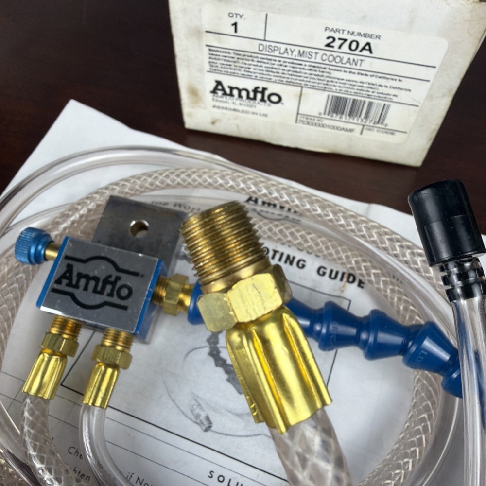 AMFLO 270A Mist Coolant Unit,12"Spout,4 ft Hoses