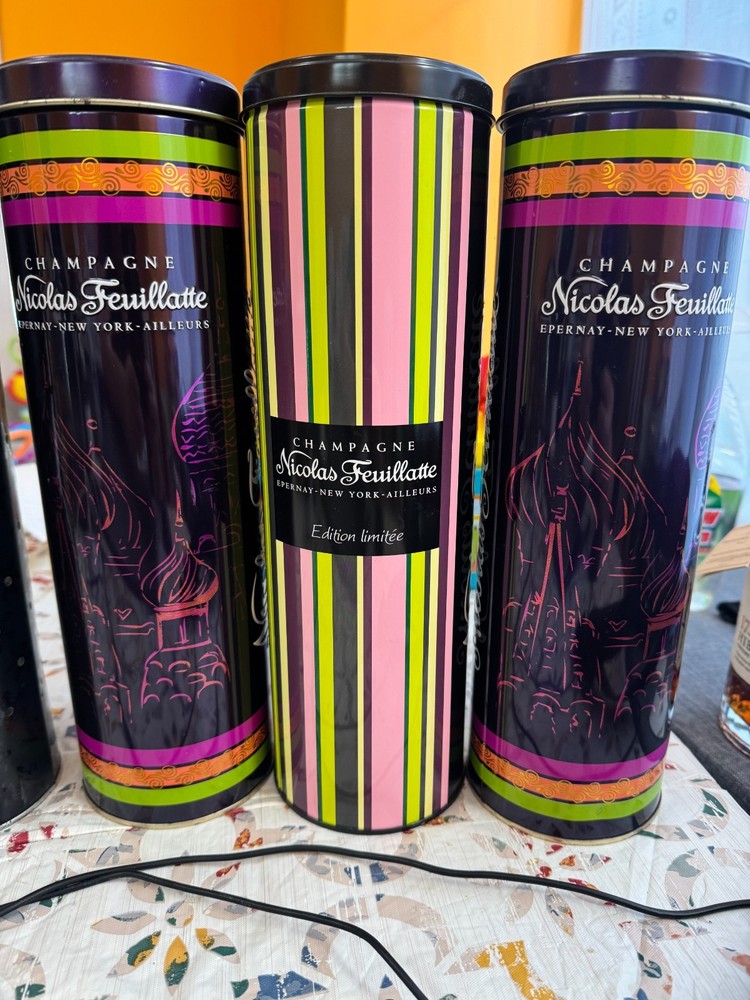 Nicolas Feuillatte Champagne Limited Edition Empty Tin Container