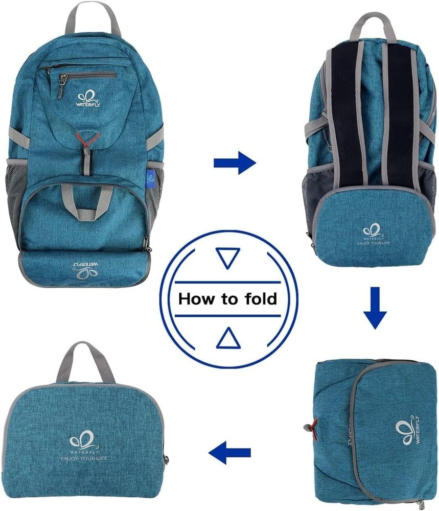 Small Lightweight Packable Backpack: 20l Ultra Light Foldable Travel Hiking C...