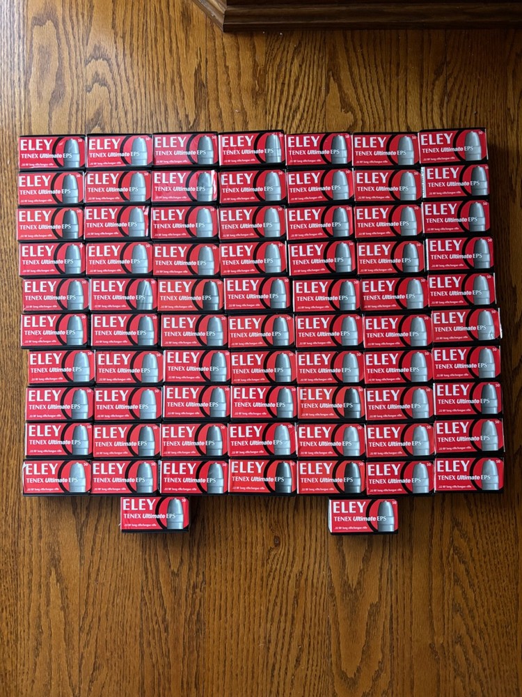 (72) Eley Tenex Ultimate EPS 22 rimfire LR 50 rd No AMMO EMPTY box containers