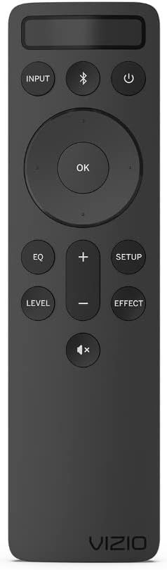 OEM Replacement Bluetooth Backlit Display Sound Bar Remote Controller BLACK