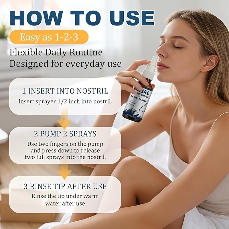 2X Iodine Nasal Spray,Nasal Iodine – NasalsCleanse Refreshes Your NasalsPassages