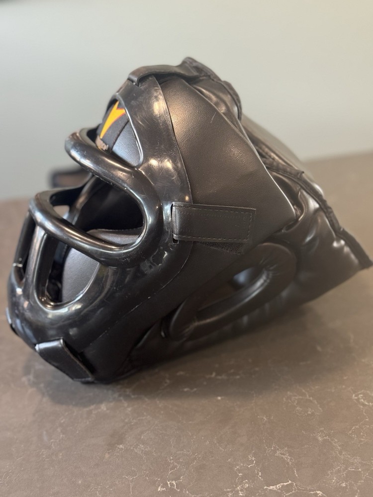 ProForce Thunder Vinyl Head Guard w/ Face Shield for Karate/Boxing