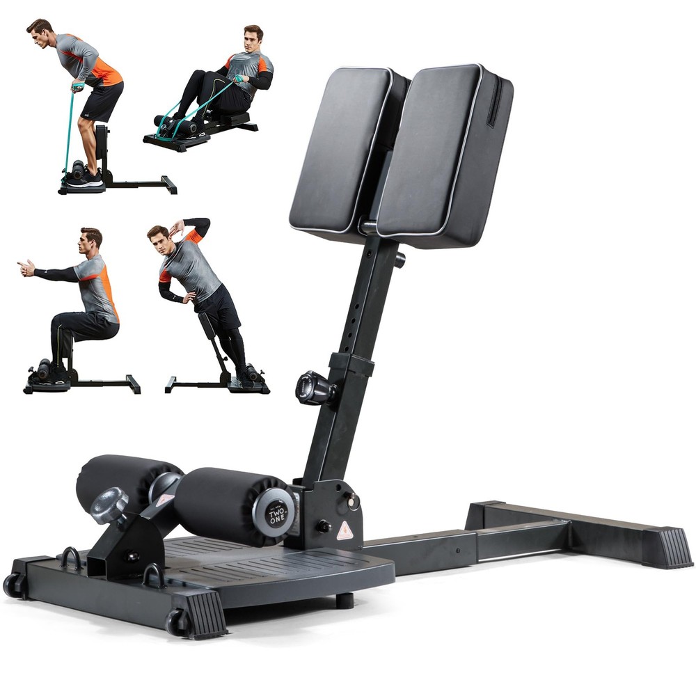 leikefitness Deluxe Multi-Function Deep Sissy Squat Bench Home Gym Workout