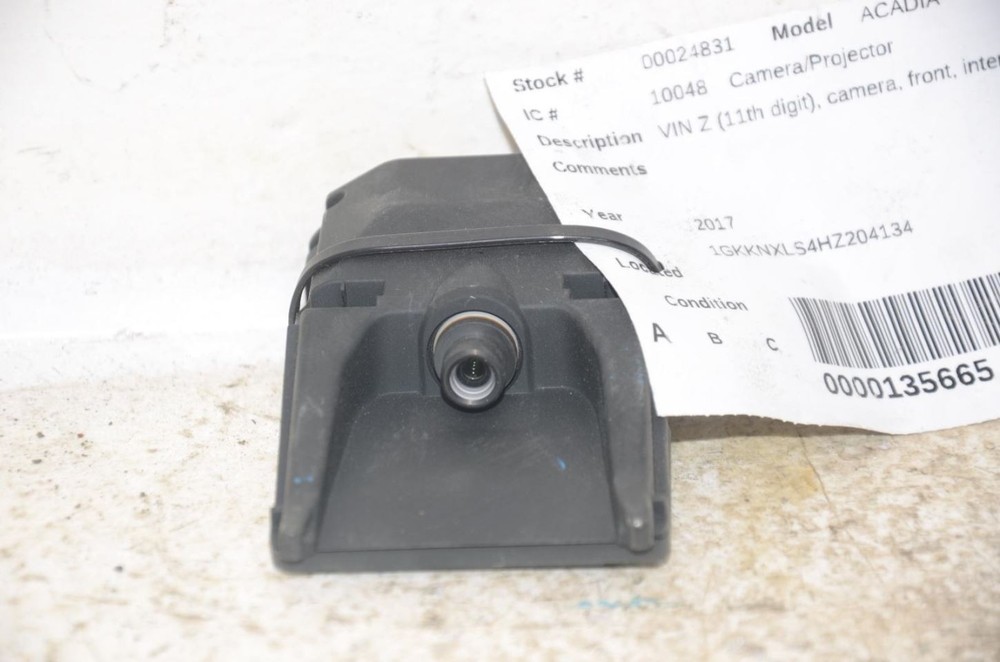 Camera/Projector Camera Front View Windshield Mounted Fits 18-20 CT6 911939