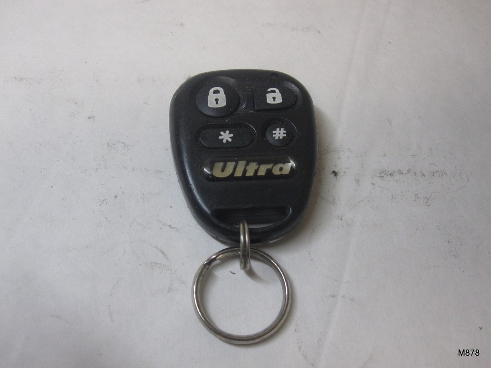 Ultra RED LED 4 Button Black Remote Transmitter