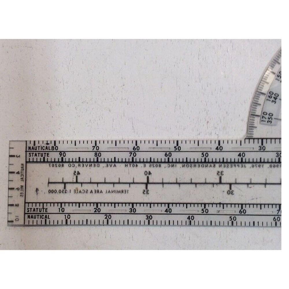 Jeppesen Navigation Plotter PN-1 Sectional & WAC Charts Aviation Tool