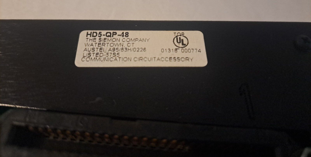 Siemon HD5-QP-48 Patch Panel