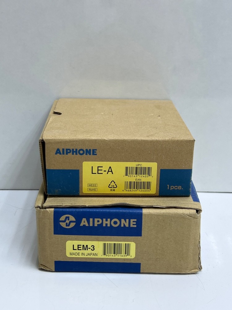 AIPHONE LEM-3 DOOR CONTROLLER WITH AIPHONE LE-A INTERCOM SURFACE