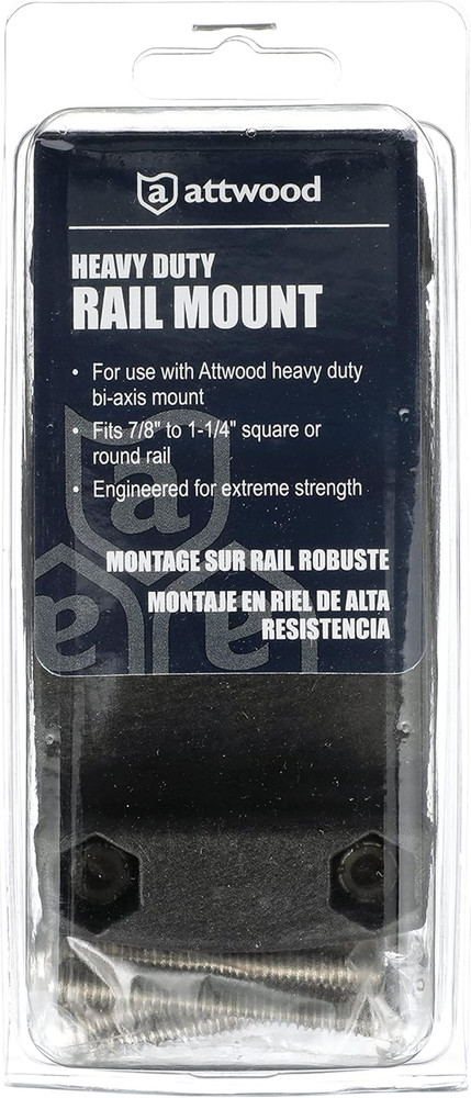 5012-7 Rod Holder Rail Mount, Black