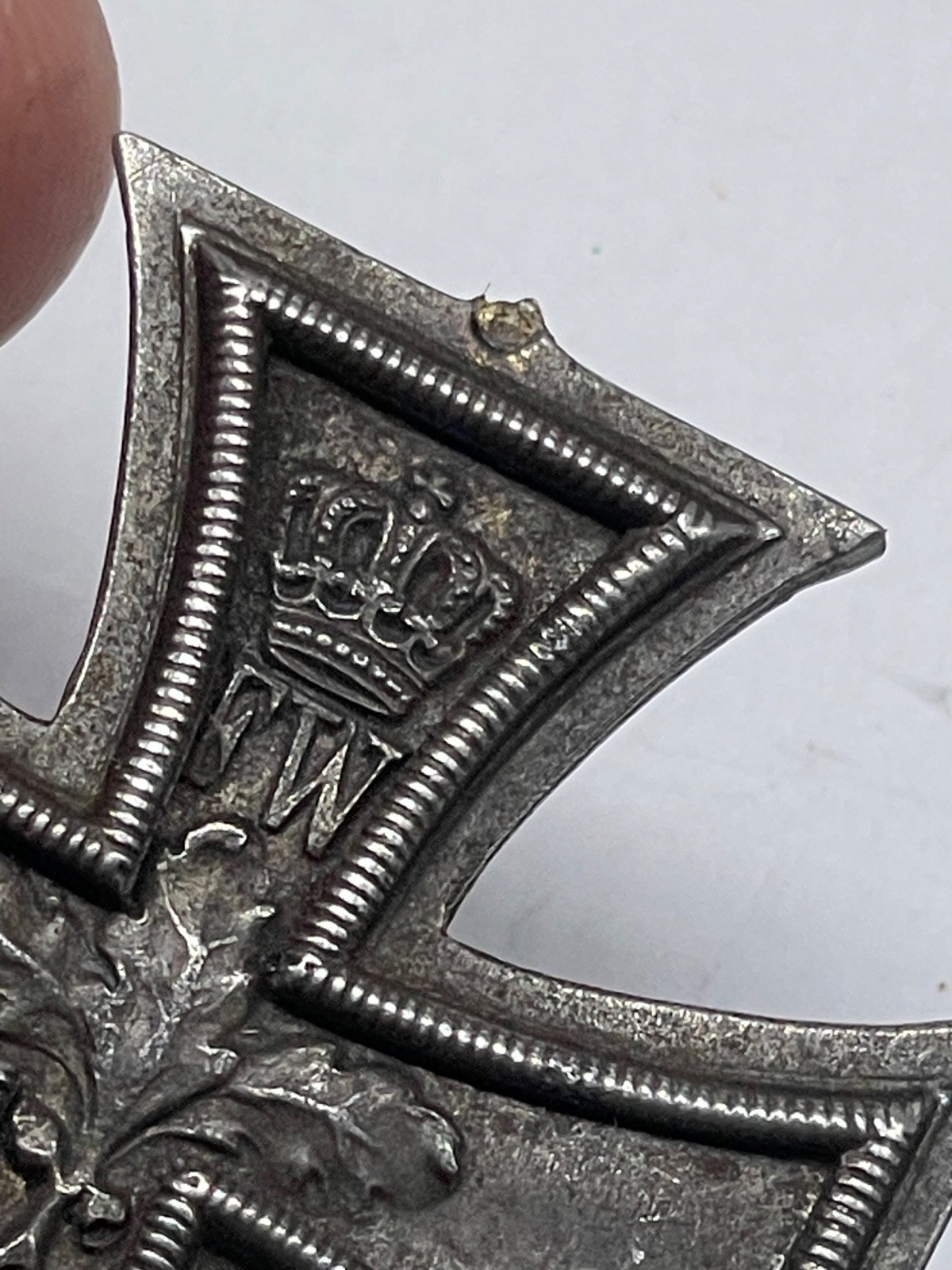 Imperial German Iron Cross - Original WW1 Issue - Broken Ribbon Ring