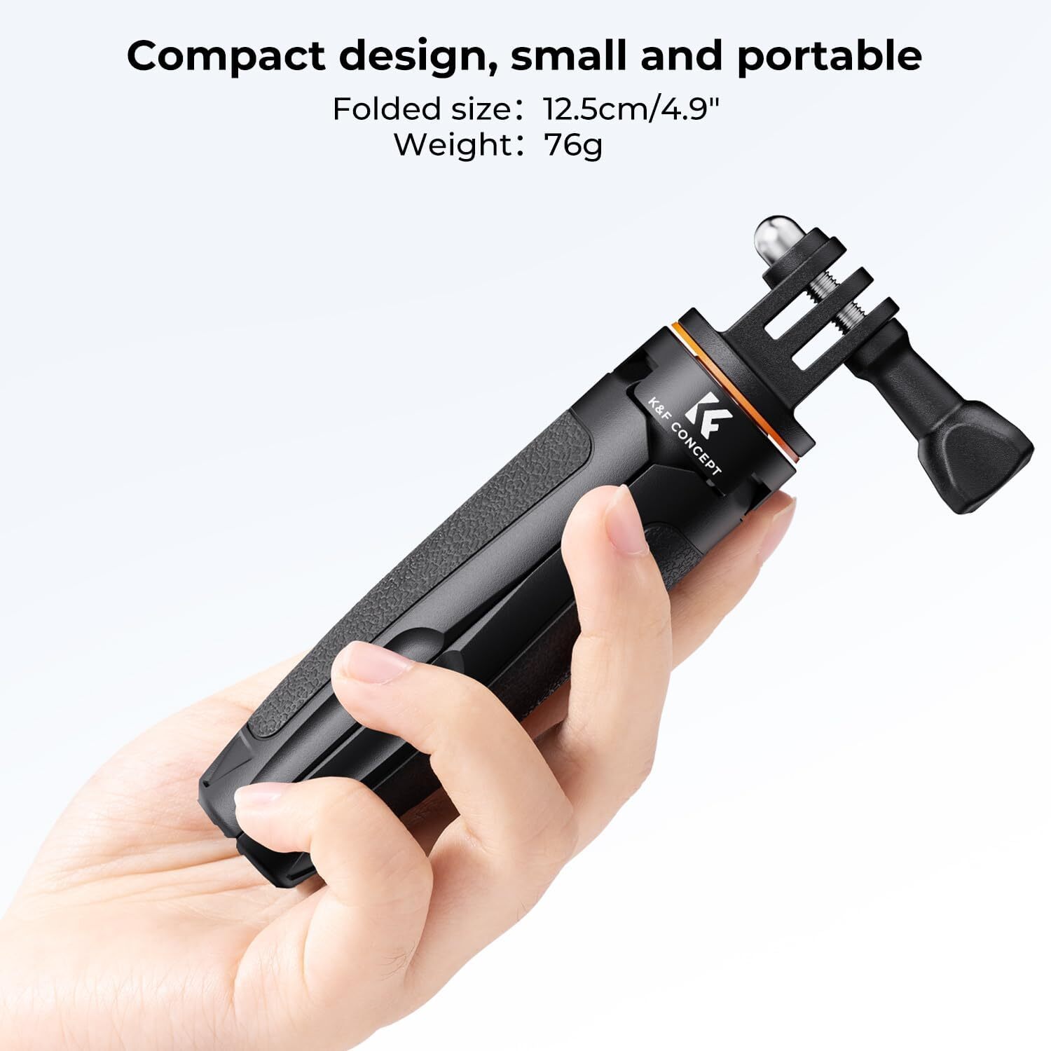 K&F Concept Selfie Stick Tripod Extendable Vlog Portable Stand for GoPro Hero US
