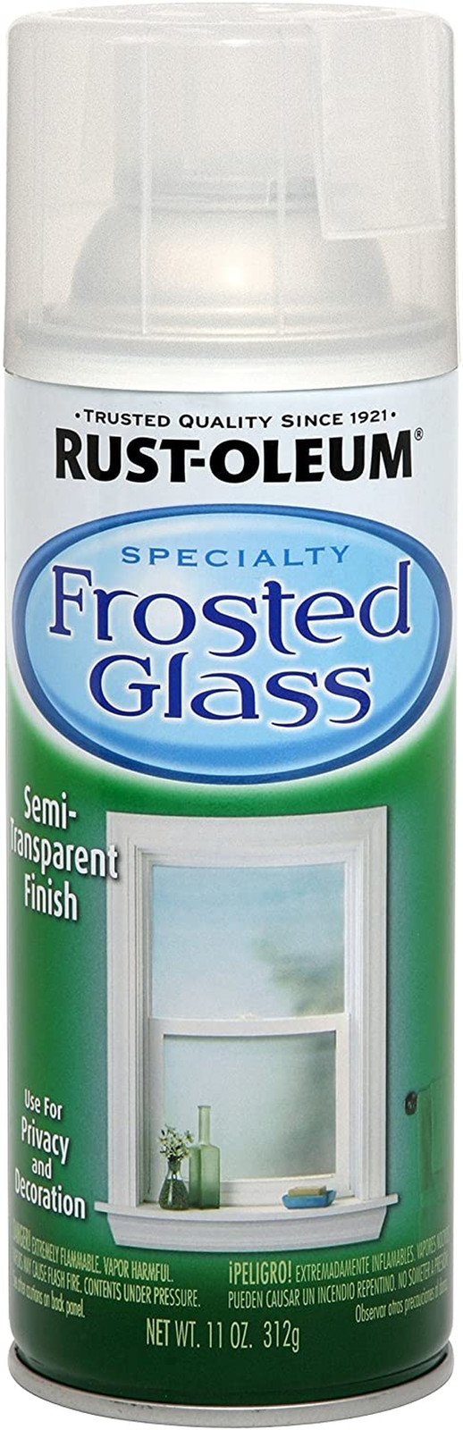 1903830 Frosted Glass Spray Paint for Decorative Look, 11 Ounce