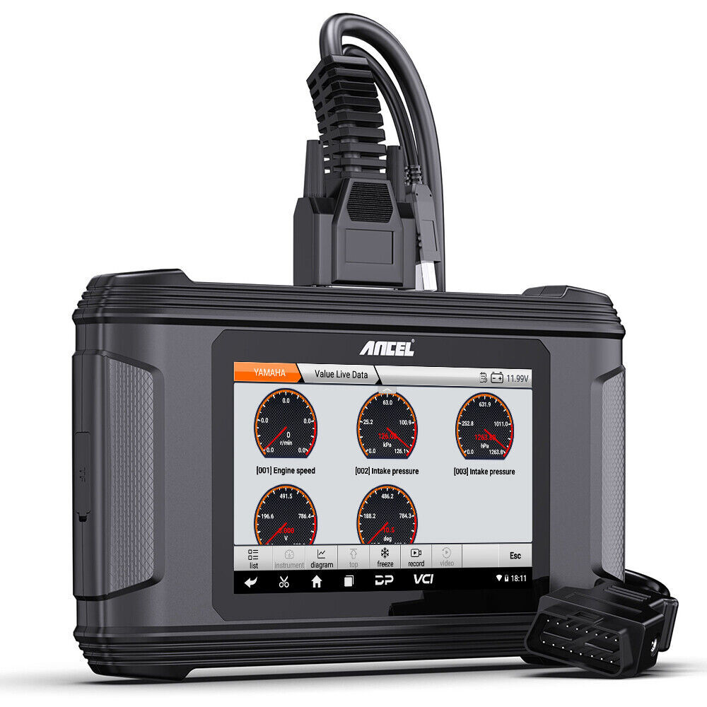 ANCEL MR500 For Suzuki Marine OBD2 Scanner Diagnostic Tool Read Engine Hours