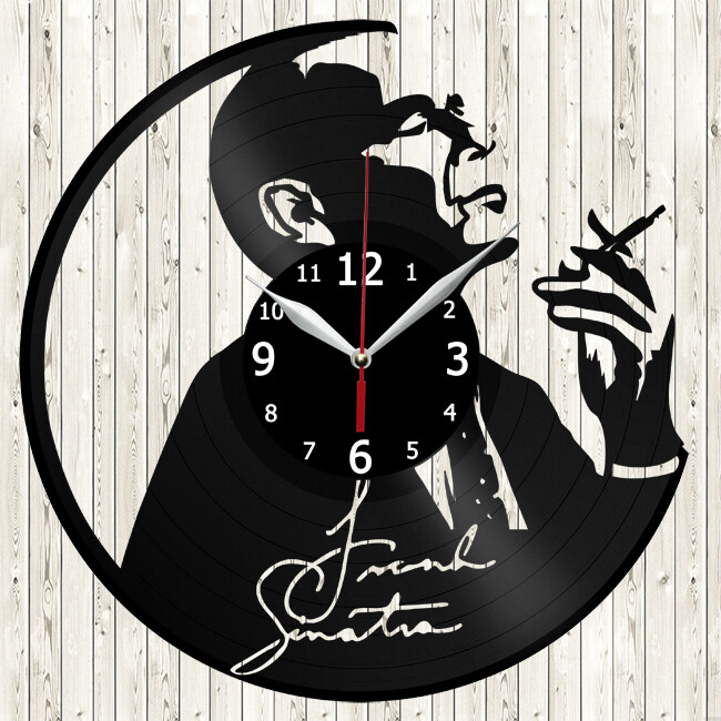 Frank Sinatra Vinyl Record Wall Clock Decor Handmade 4460