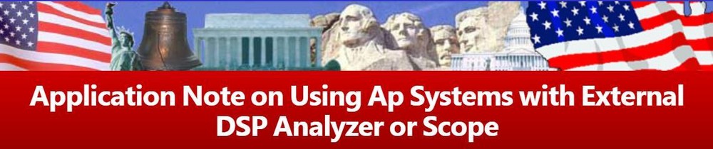 Audio Precision Info Document on Using Ap Systems with External DSP Analyzer