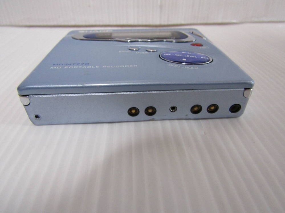 Sharp MD-MT770 MD Recorder Portable Player Untested Junk From Japan