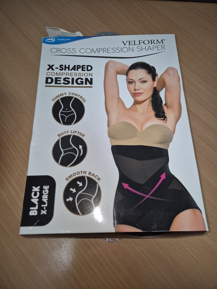 Velform Compression Shaper Shorts black,  Size XL