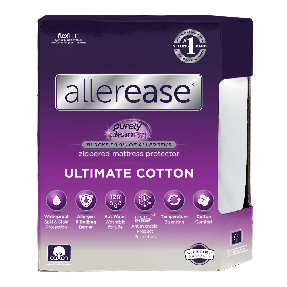Twin XL Ultimate Mattress Protector - Allerease