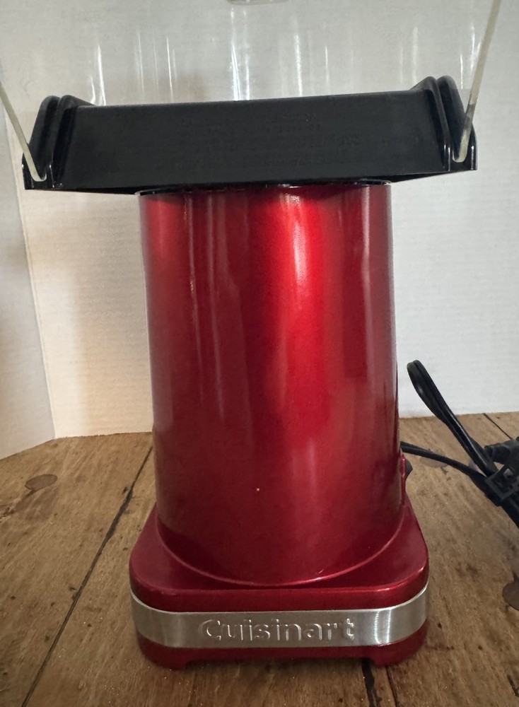 Cuisinart EasyPop Series Hot Air Corn Kernel Popcorn Maker Metallic Red