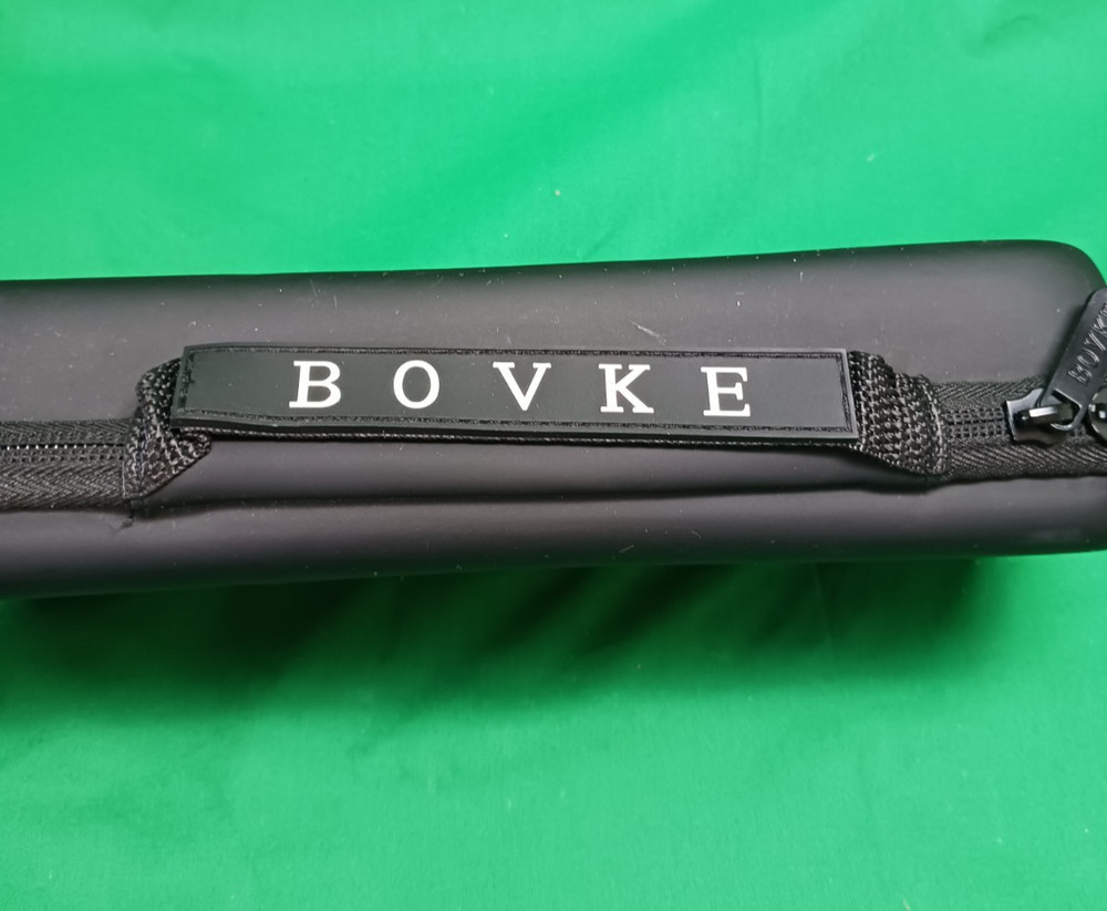BOVKE Stethoscope Case Black W/Gray Interior