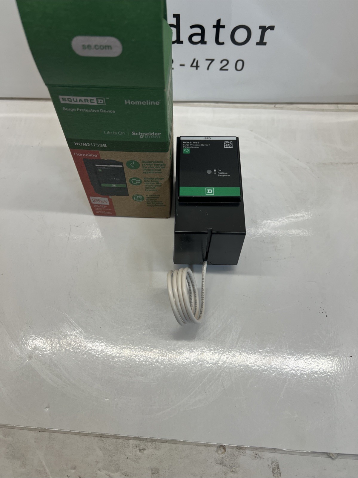 Square D HOM2175SB Homeline AC Power Surge Protector Surgebreaker New