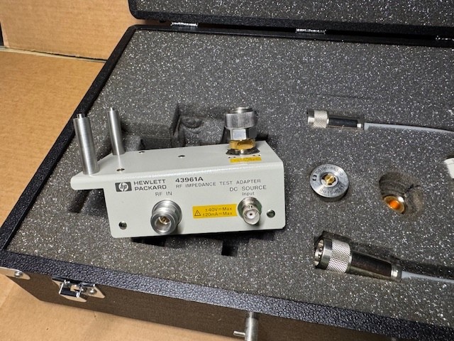Hewlett Packard 43961A RF Impedance Test Kit With Case