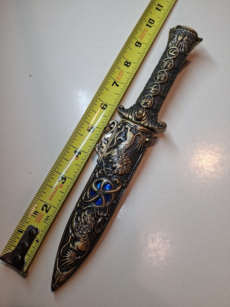 Blue dragon Athame dagger knife