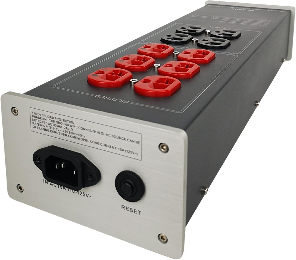 AC Power Filter Conditioner - WAudio Purifier with Silver