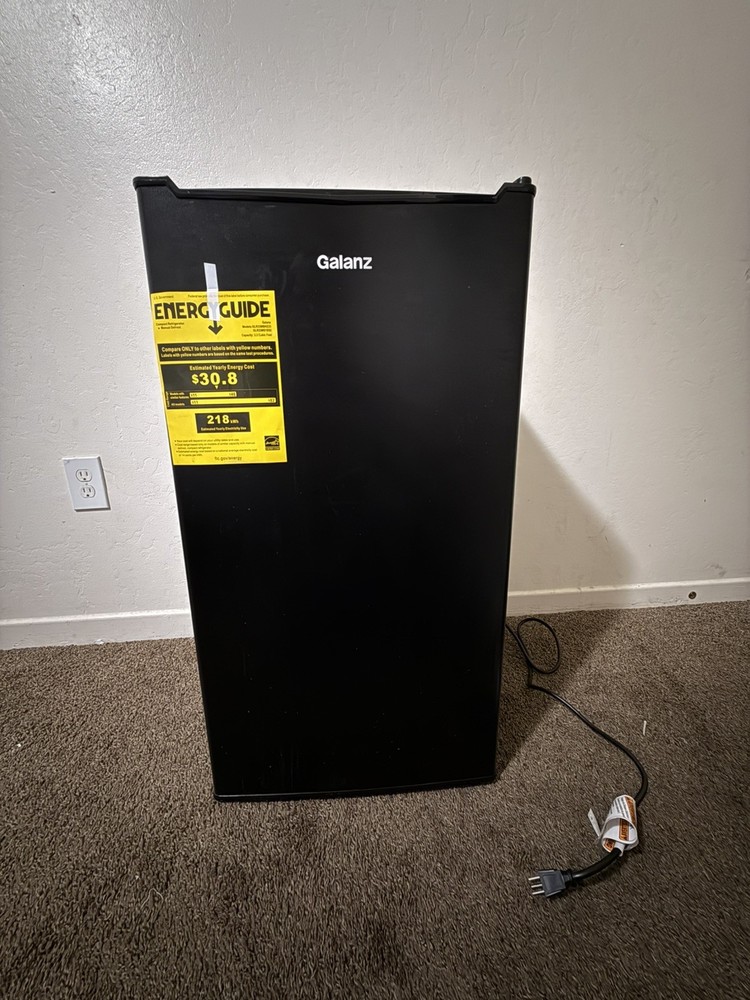 Galanz 3.3 Cu Ft Compact Refrigerator - Black
