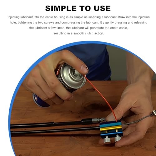 Cable Lubricator, Aluminum Double-Headed Wire Luber Tool for Black ＆ Silver