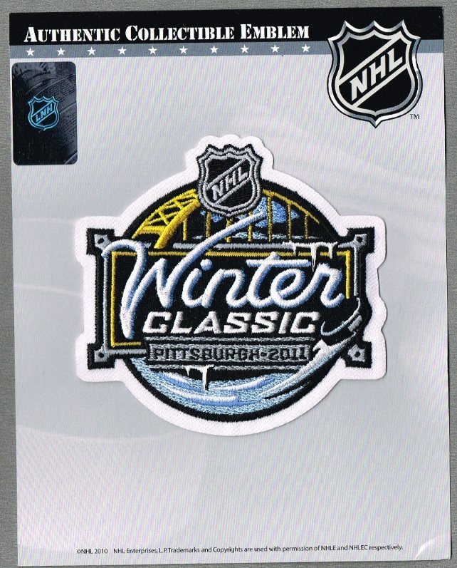 2011 NHL Winter Classic Penguins vs. Capitals National Emblem AUTHENTIC Patch