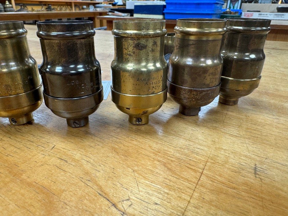 Paul Crist Studios: #10 BRYANT (dated 1907) Socket Shells & Paddles, Tiffany