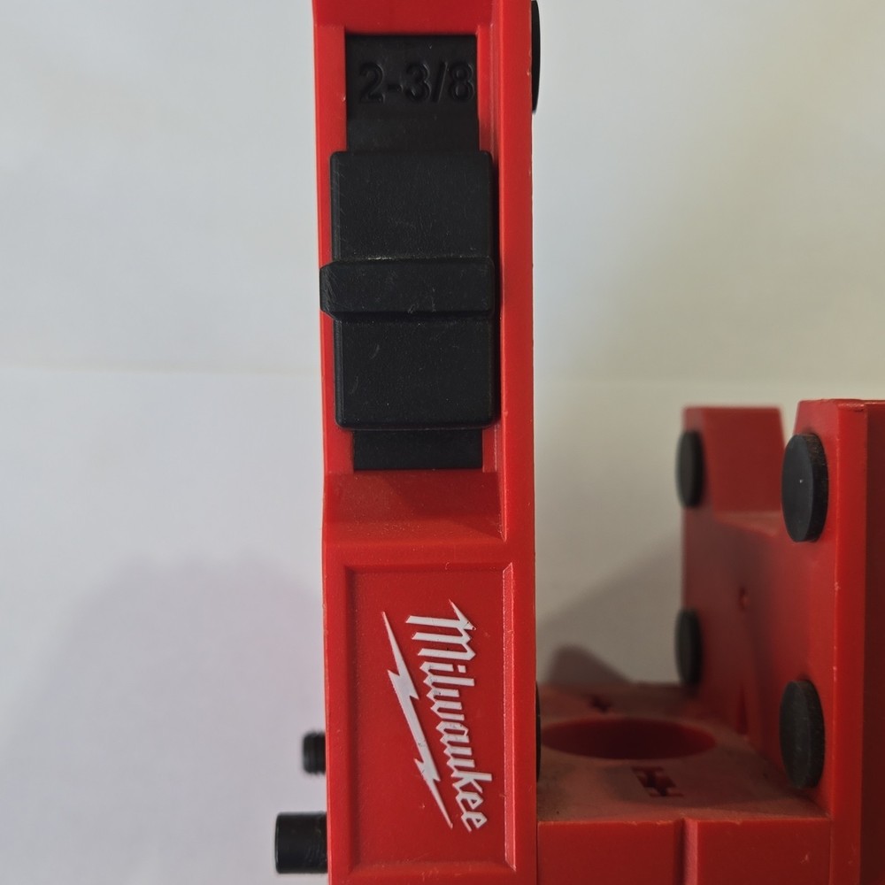Milwaukee Red Jig Tool Accessory for Precision Cutting and Woodworking Projects