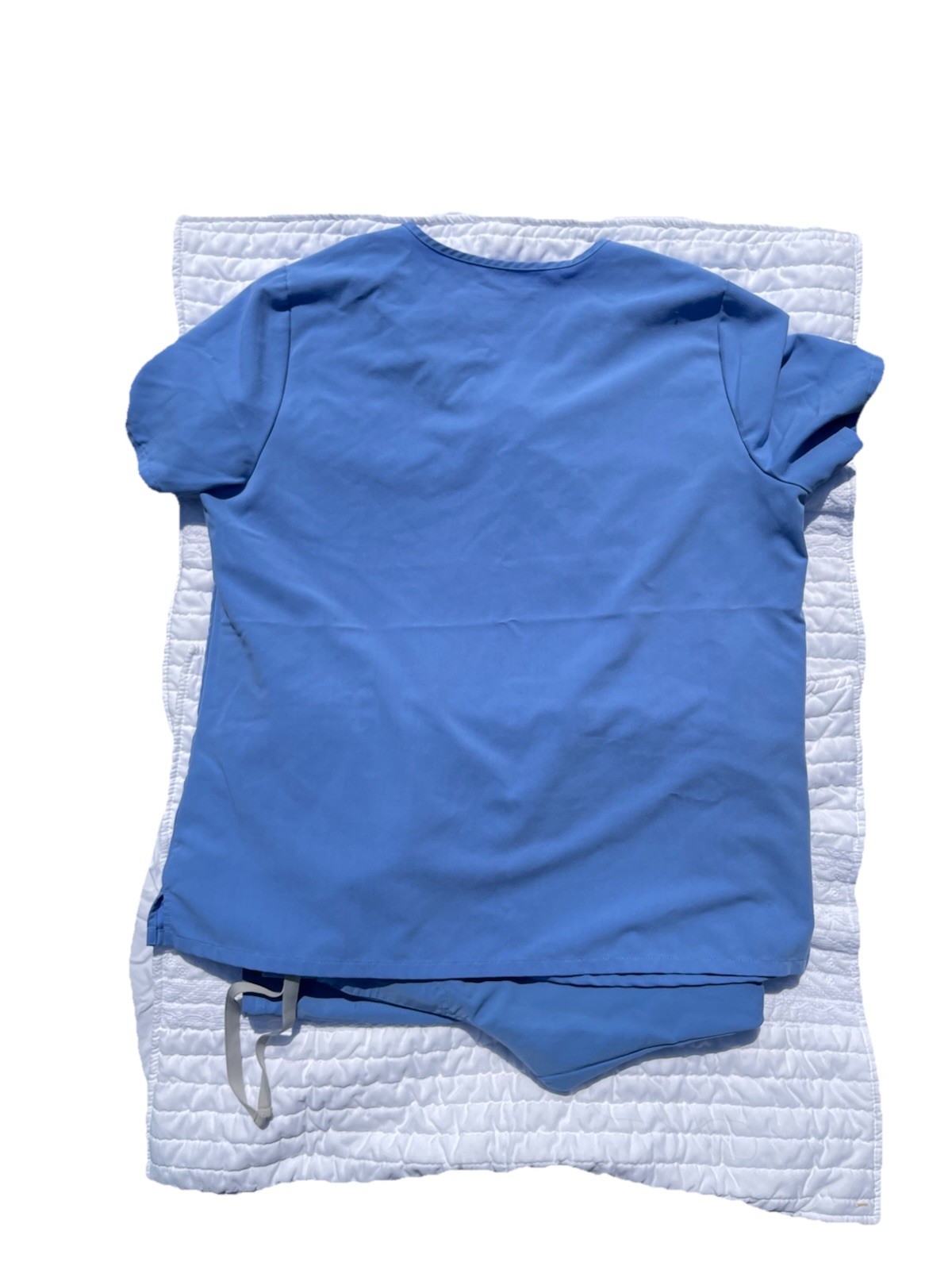 FIGS Technical Collection Blue Scrub Set . Zamora Pants LP/ Top Is XL