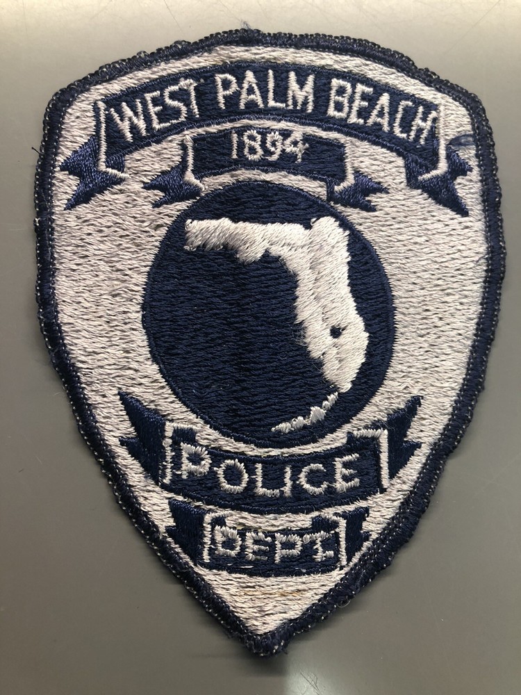 West Palm Beach Florida Police Patch ~ Obsolete