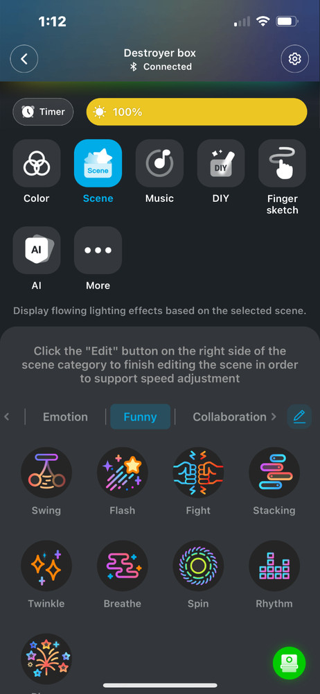 KISS ALIVE light box v7 with Govee RGBIC LED colored lights