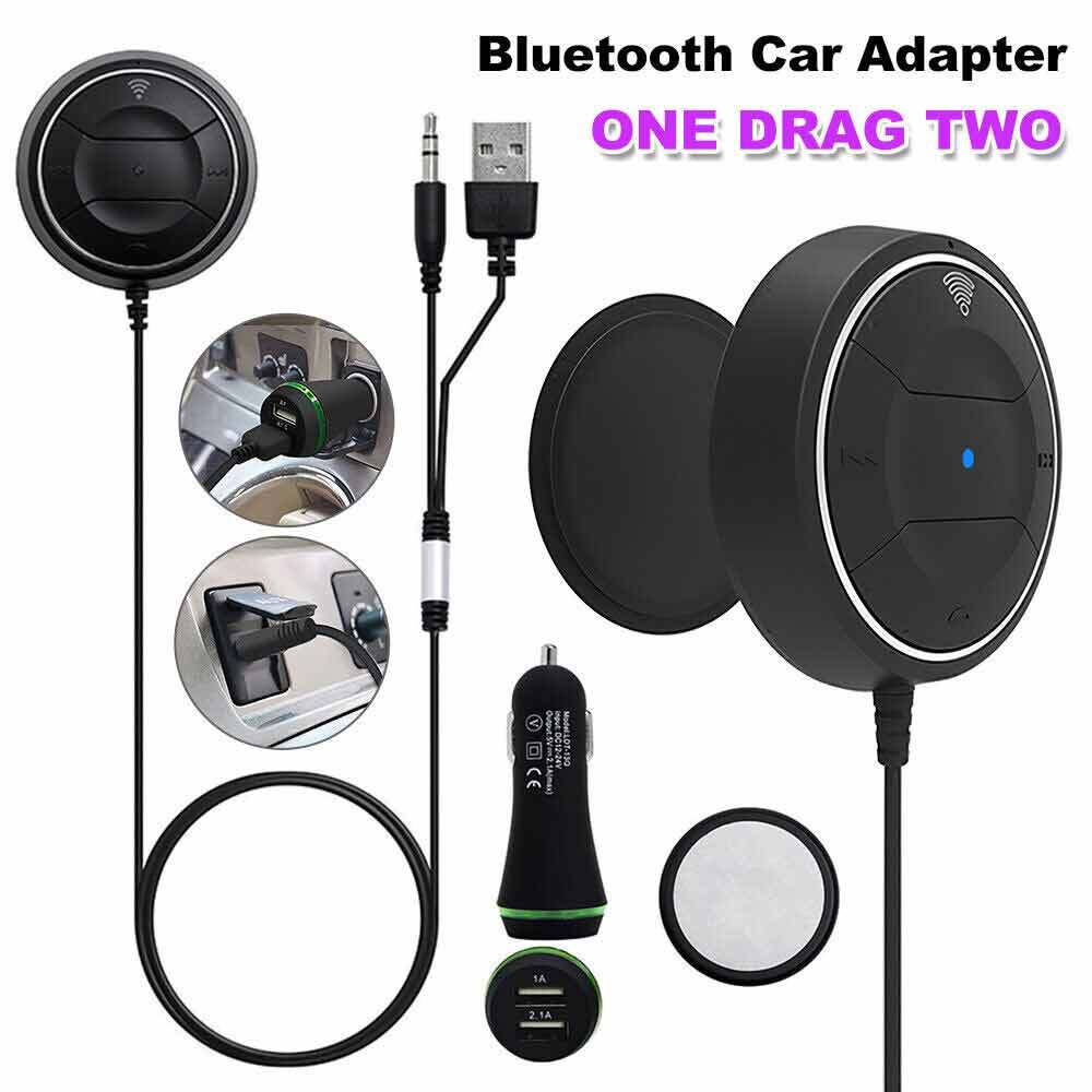 Wireless Bluetooth Car Kit Handsfree Music Receiver NFC AUX