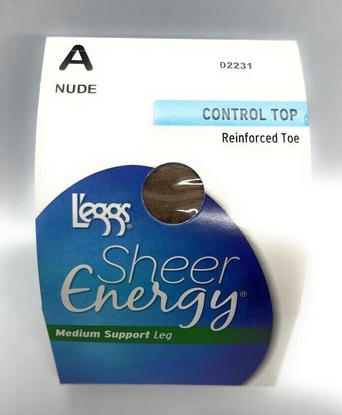 L'eggs Sheer Energy Control Top Leg Pantyhose, Choose Your Type
