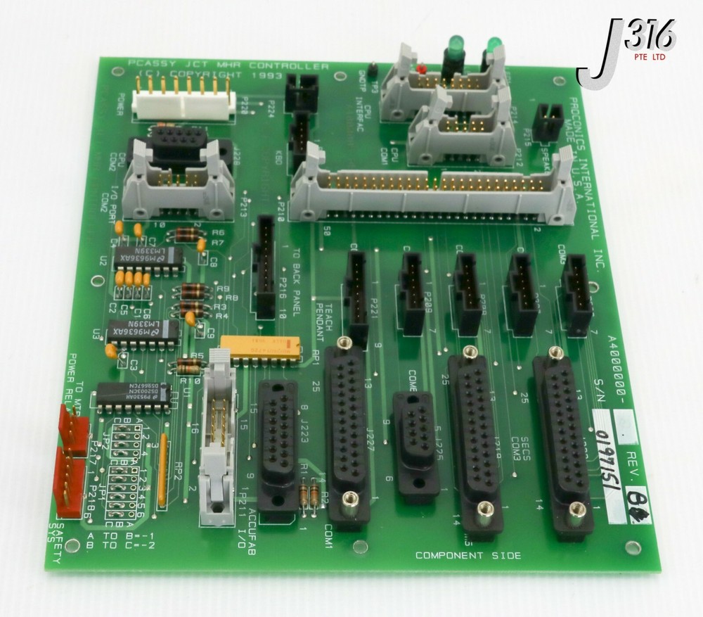 18831 PROCONICS PCB, PCASSY JCT MHR CONTROLLER, A4000005 A4000000-2