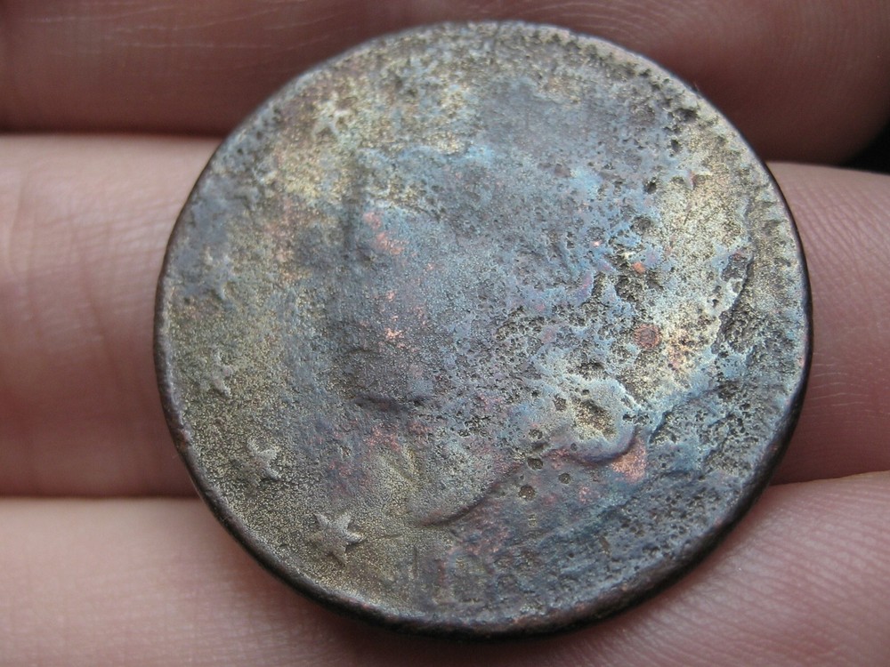 1820 Matron Head Large Cent Penny- About Good Details