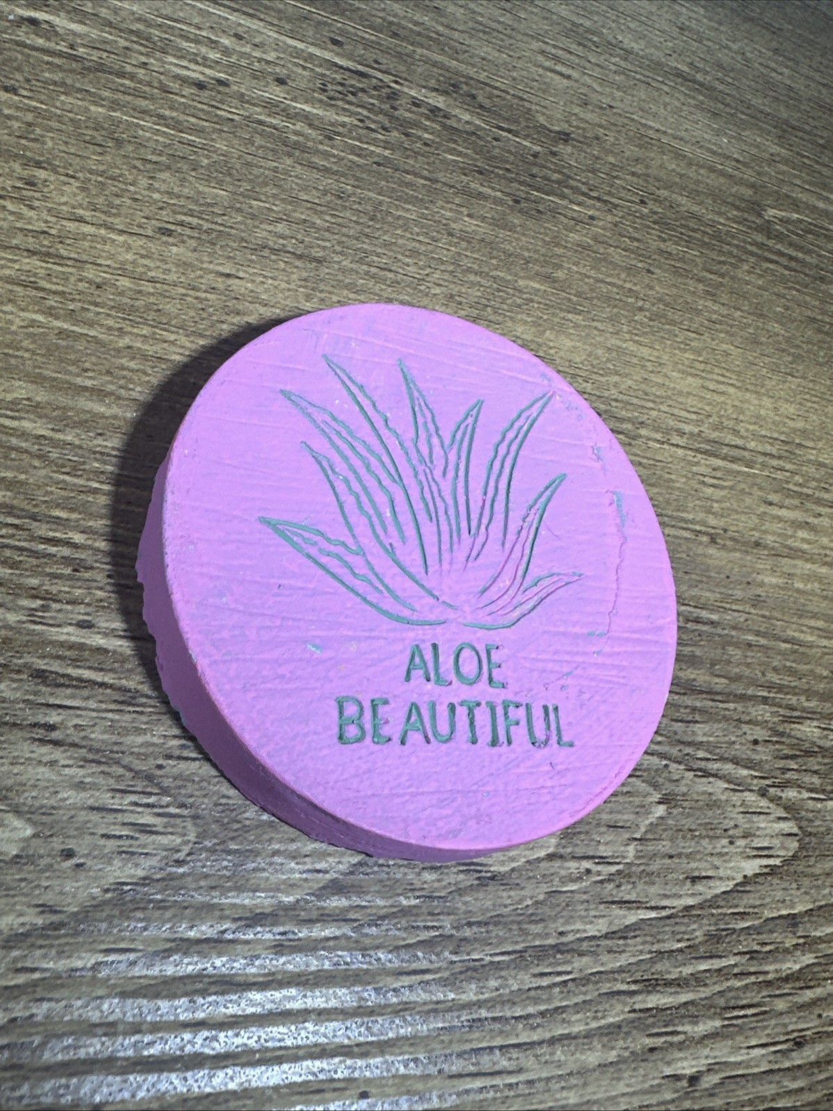 8 Pc Plaster Garden Stones Decorated