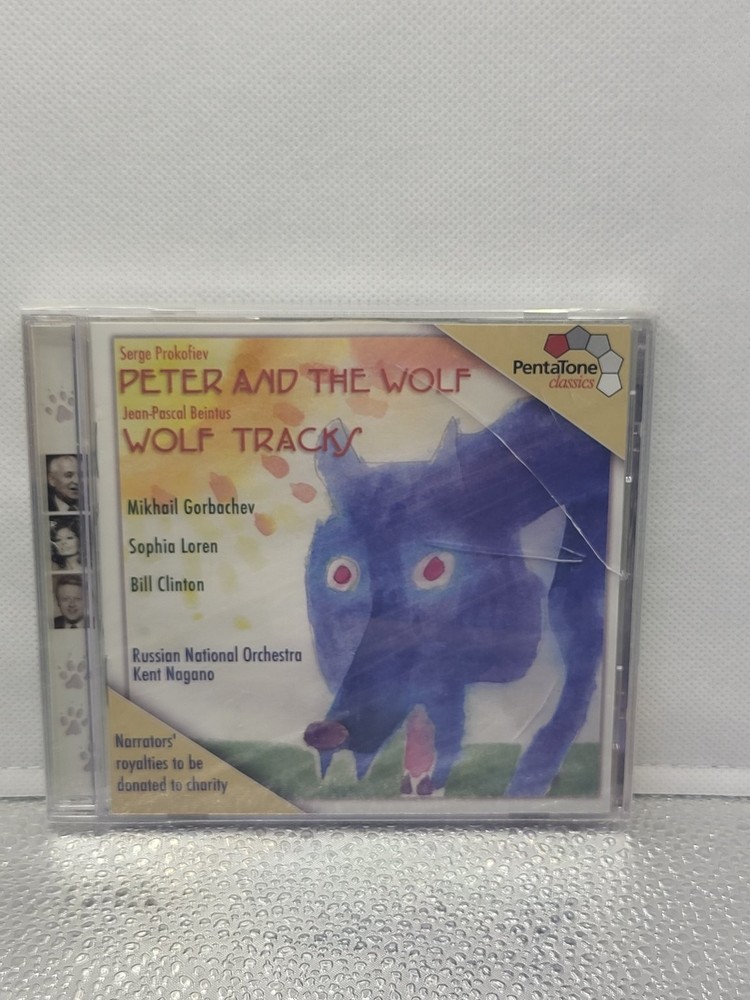 PentaTone Peter and the Wolf / Wolf Tracks CD Gorbachev Loren Clinton