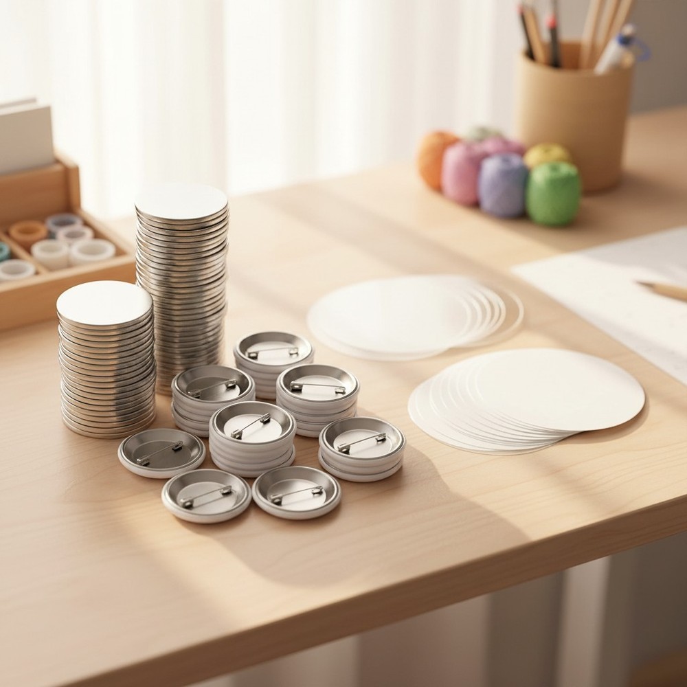 400-Piece  58mm Button Maker Supplies for Creative DIY Badge Making