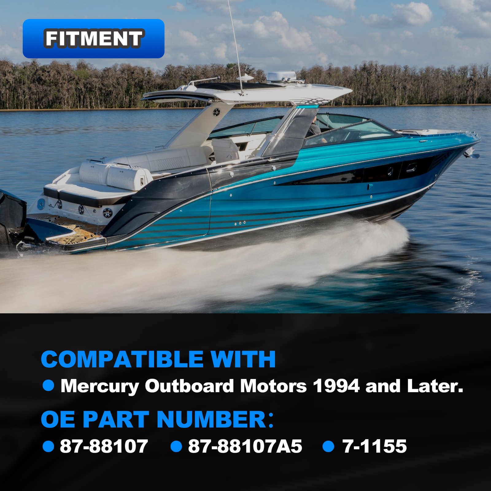 Ignition Key Switch Boat Push to Choke 6 Wires for Mercury Outboard 87-88107 A5