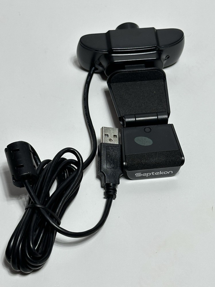 Septekon 1080P HD Webcam with Microphone, Streaming Computer Web Camera -F/SHIP